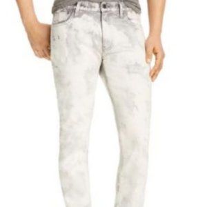 OVADIA Skinny Fit Paint Splatter Jeans Men Size 32